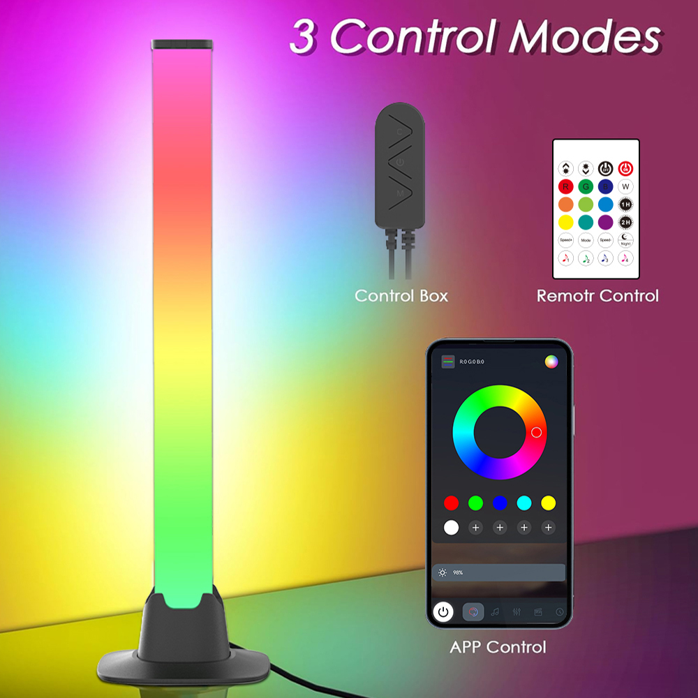 RGB LED Işıklı Şerit, Bluetoot - Desk Setup With Tv incelemesi ve fiyatı
