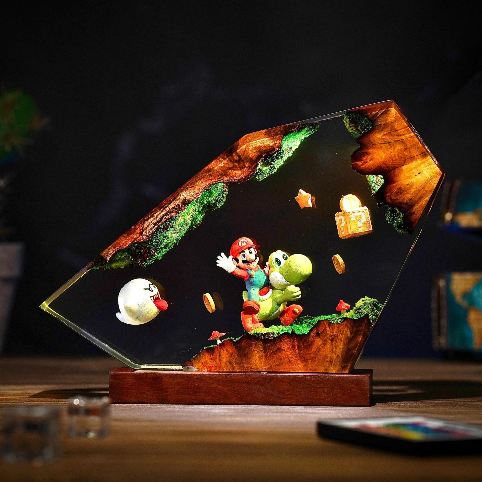 Reçine Masa Lambası Karikatür  - Desk Setup Lamp incelemesi ve fiyatı