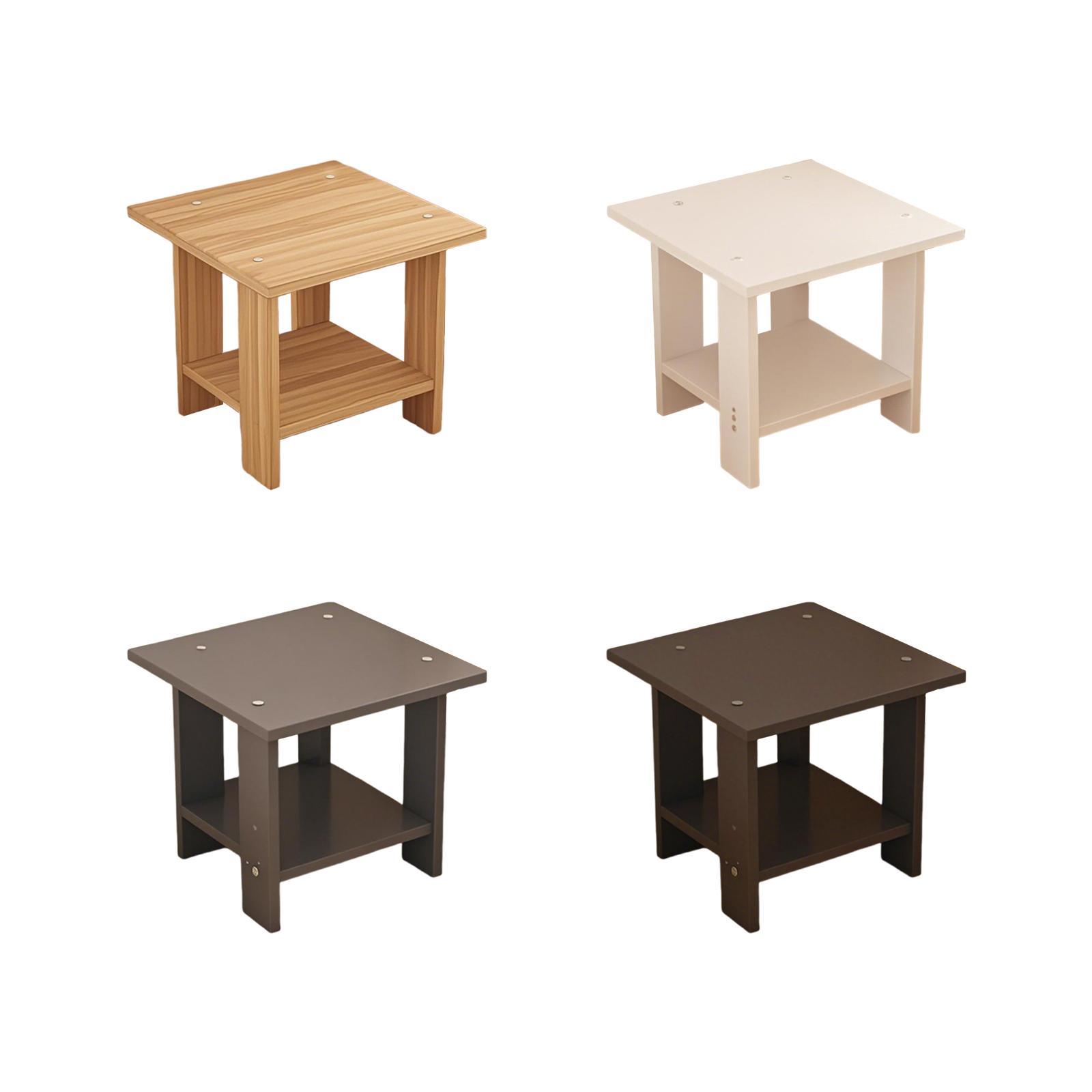 Ahşap Çift Katmanlı Yan Sehpa  - Desk Setup Minimalist incelemesi ve fiyatı