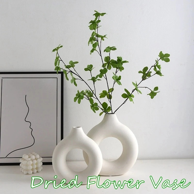 Yaratıcı Donut Şekilli Vazo, İ - Desk Setup Minimalist incelemesi ve fiyatı