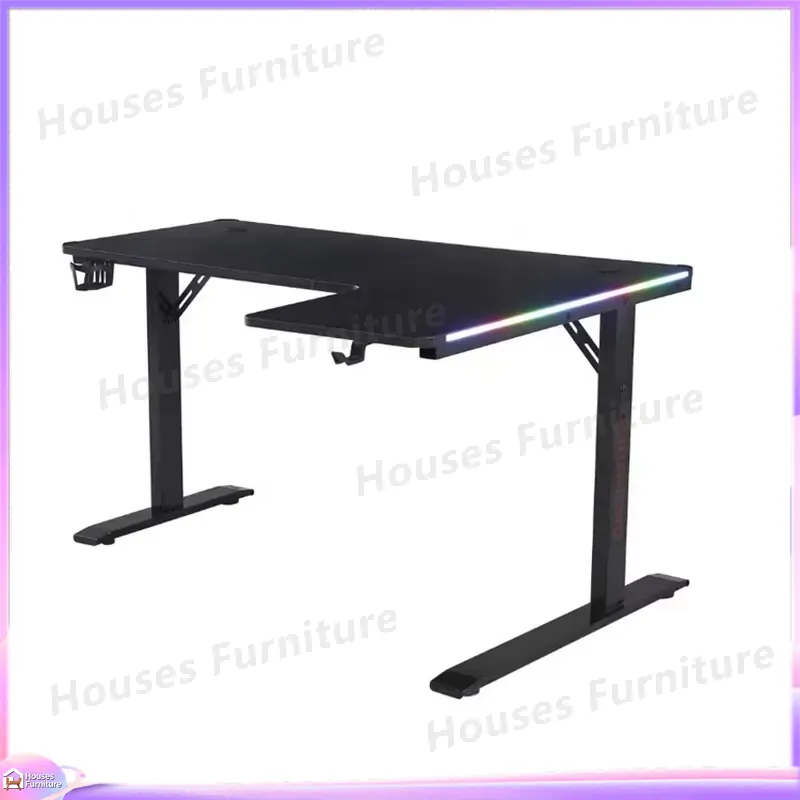 Büyük 160cm LED Işıklı Oyuncu  - Desk Setup L Shaped incelemesi ve fiyatı